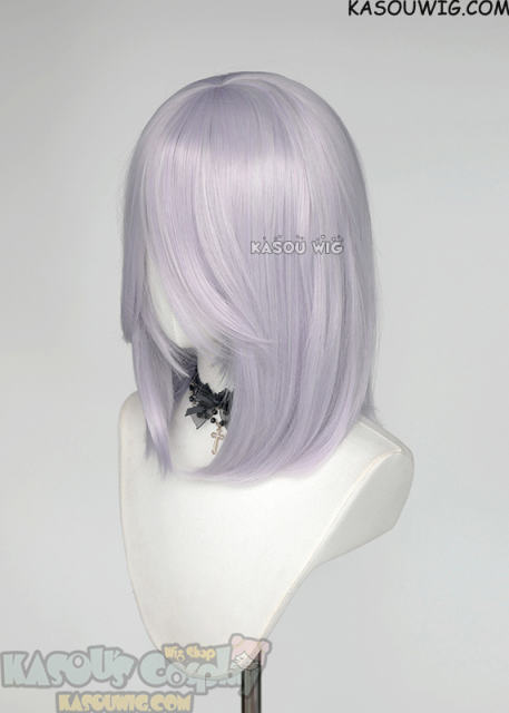M-1/ SP38 Silver Lilac shoulder- length bob wig