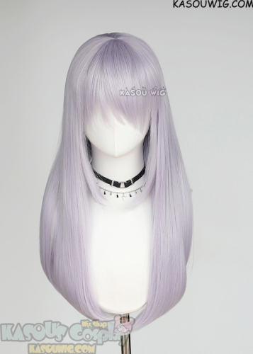 L-2 / SP38 Silver Lilac 75cm long straight wig