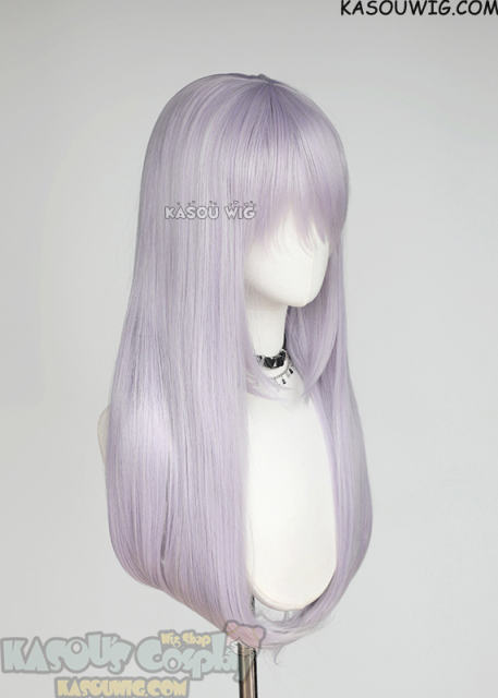 L-2 / SP38 Silver Lilac 75cm long straight wig