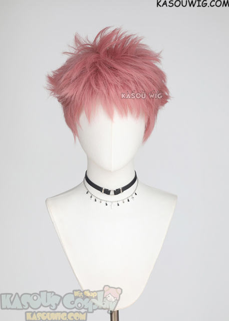 【2 Colors】Jujutsu Kaisen Yuji Itadori pink brown split undercut cosplay wig