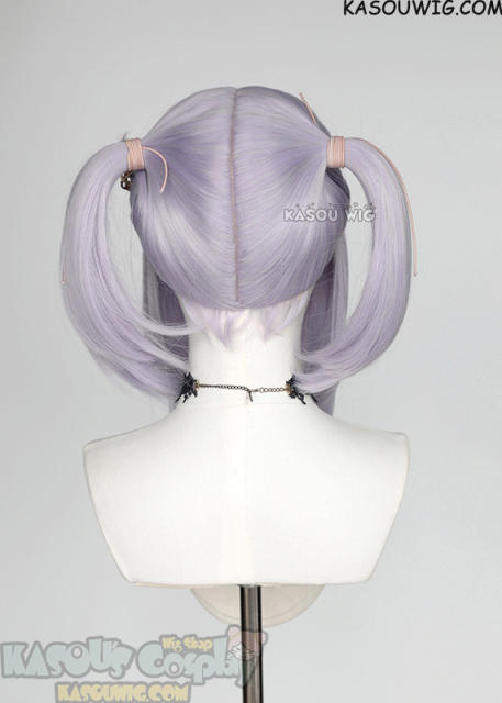 M-2/ SP38┇50CM / 19.7" Silver Lilac pigtail base wig with long bangs