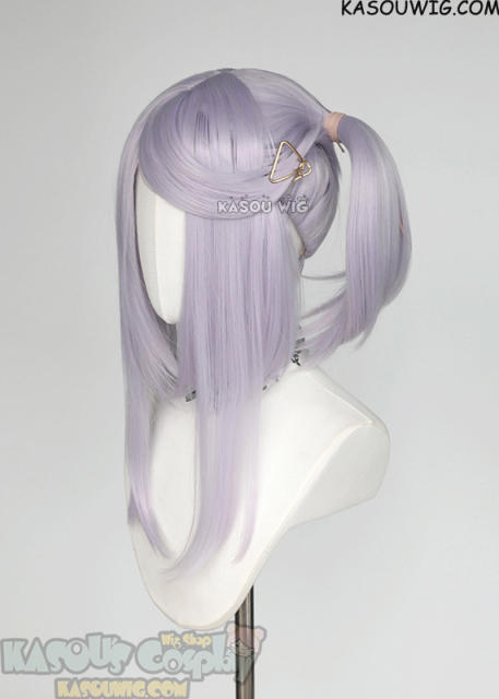 M-2/ SP38┇50CM / 19.7" Silver Lilac pigtail base wig with long bangs