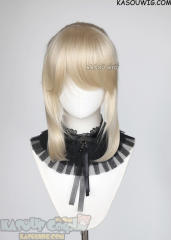 【14 COLORS】S-3 HVY Crimped Top Ponytail Base Wig