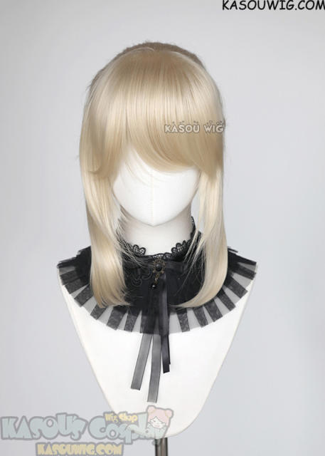 【14 COLORS】S-3 HVY Crimped Top Ponytail Base Wig