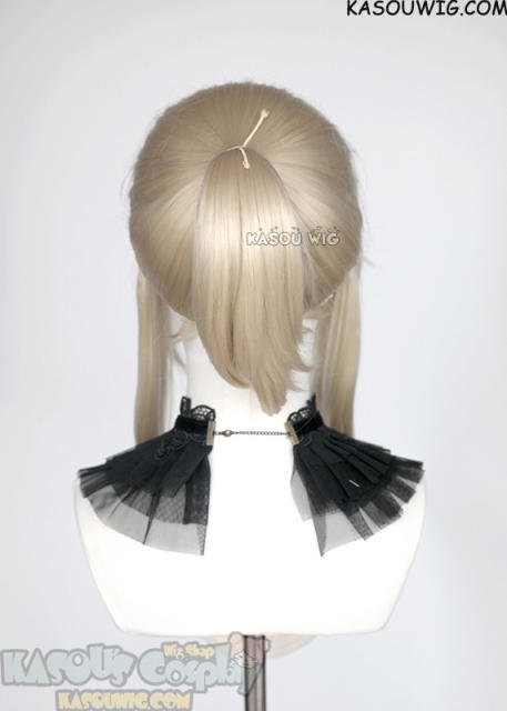 【14 COLORS】S-3 HVY Crimped Top Ponytail Base Wig