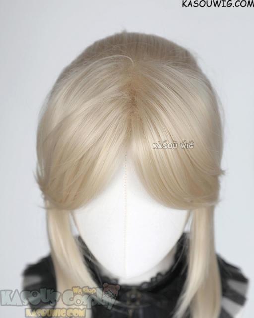 【14 COLORS】S-3 HVY Crimped Top Ponytail Base Wig