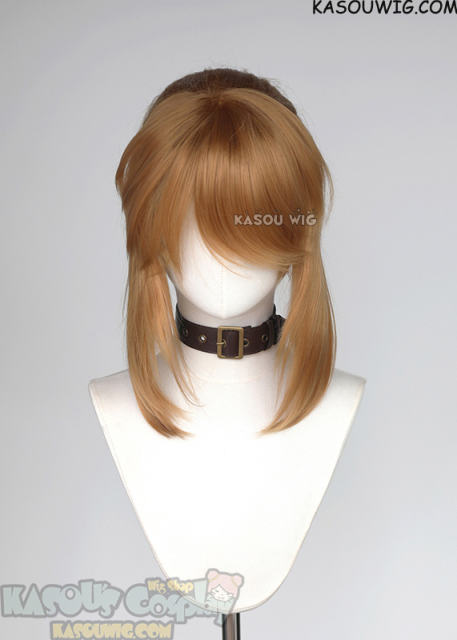 【14 COLORS】S-3 HVY Crimped Top Ponytail Base Wig