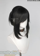 【14 COLORS】S-3 HVY Crimped Top Ponytail Base Wig