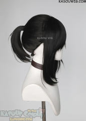 【14 COLORS】S-3 HVY Crimped Top Ponytail Base Wig