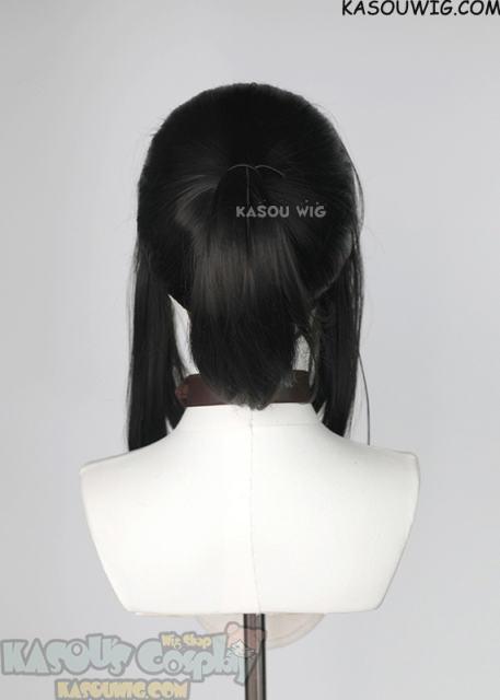 【14 COLORS】S-3 HVY Crimped Top Ponytail Base Wig