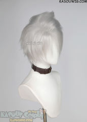 Naruto Kakashi Hatake short silver gray spiky wig