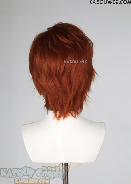 Your Turn To Die YTTD Joe Tazuna Auburn Brown side-parted spiky wig