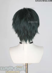 JJK Maki Zenin blakish green short layered wig