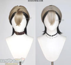 [2 colors] Gachiakuta Zanka Nijiku short blonde black wig