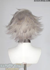 Gachiakuta Rudo Surebrec short pear white wig with gray-dyed ends
