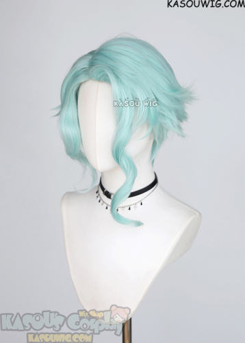 [ Preview ] Genshin Impact Dottore short mint wig