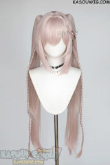Honkai: Star Rail Sparxie 100cm long clip-on ponytails pinkish white wig ombre