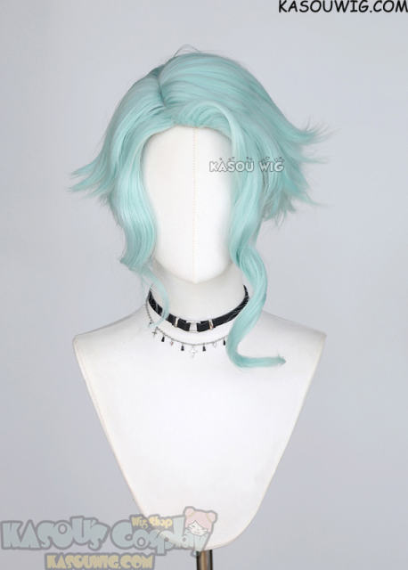 [ Preview ] Genshin Impact Dottore short mint wig