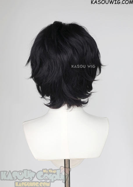 Witch Hat Atelier Agott blackish purple curly cosplay wig