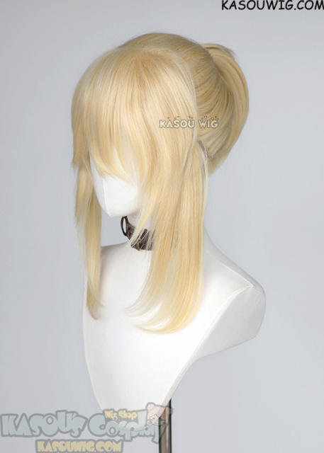 【14 COLORS】S-3 HVY Crimped Top Ponytail Base Wig