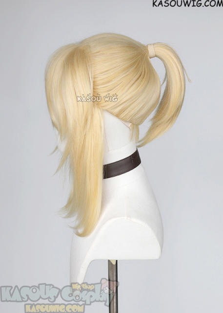 【14 COLORS】S-3 HVY Crimped Top Ponytail Base Wig