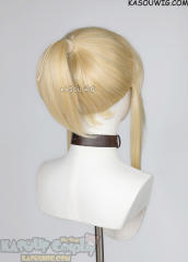 【14 COLORS】S-3 HVY Crimped Top Ponytail Base Wig