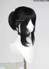 【14 COLORS】S-3 HVY Crimped Top Ponytail Base Wig