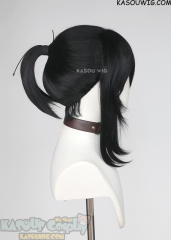 【14 COLORS】S-3 HVY Crimped Top Ponytail Base Wig