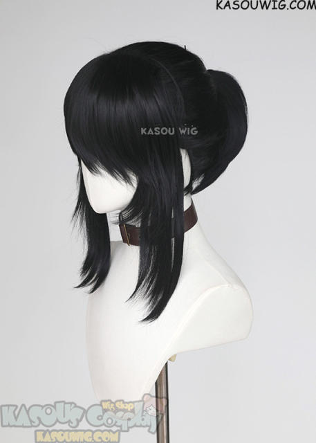 【14 COLORS】S-3 HVY Crimped Top Ponytail Base Wig