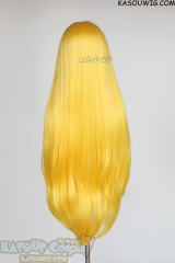 L-4 SP35 100cm/39.5" long straight Bright Yellow versatile wig