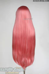 L-4 KA036 100cm/39.5" long straight Rose Pink versatile wig