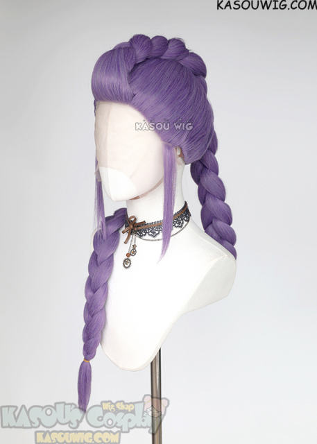 Lace Front>> [2 COLORS] Rumi 128cm long ponytail purple wig
