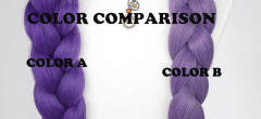 Lace Front>> [2 COLORS] Rumi 128cm long ponytail purple wig