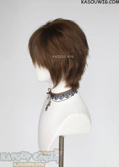 S-1 / KA025 >>31cm / 12.2" short Raw Umber Brown layered wig