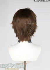 S-1 / KA025 >>31cm / 12.2" short Raw Umber Brown layered wig