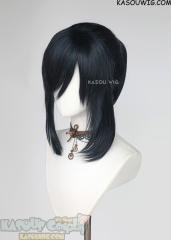 【14 COLORS】S-3 HVY Crimped Top Ponytail Base Wig