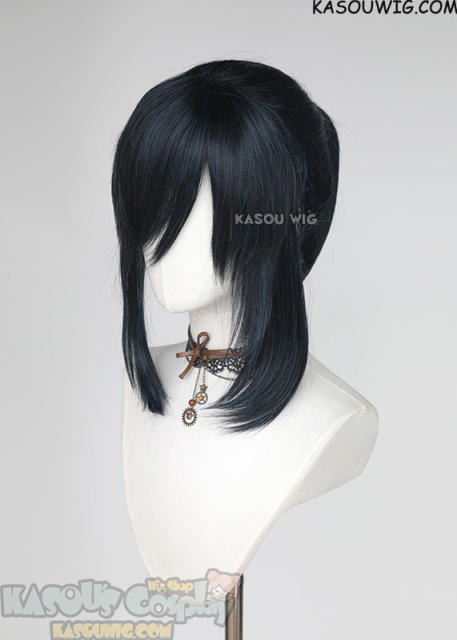 【14 COLORS】S-3 HVY Crimped Top Ponytail Base Wig