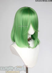 M-1/  KA060 light green bob cosplay wig. shouder length lolita wig