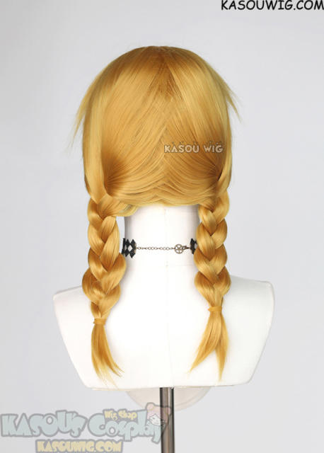 Yomi no Tsugai Gabby medium golden braided cosplay wig