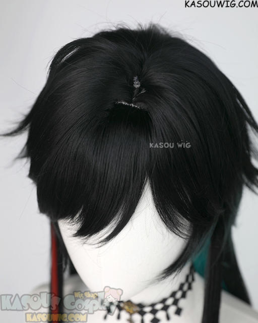 [Redesigned] Honkai: Star Rail Dan Heng Imbibitor Lunae 100cm long black teal ombre wig