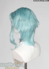 Genshin Impact Dottore short mint cosplay wig