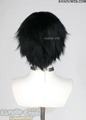Honkai: Star Rail Dan Heng short black layered cosplay wig