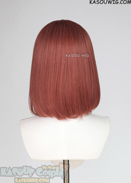 Smoking Behind the Supermarket with You Yamada pinkish brown shoulder-length bob cosplay wig
