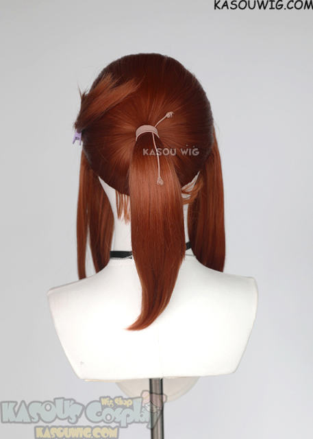 S-3 /  KA022 Copper Penny ponytail base wig with long bangs