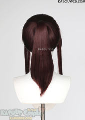 Black Lagoon Revy 50cm medium length reddish brown ponytail wig