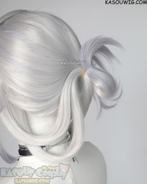 Honkai: Star Rail Yao Guang 110cm long silver blue ombre wig
