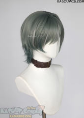 Genshin Impact Lohen short flippy green ombre wig