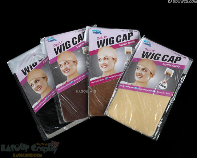 [4 colors available]  Nylon Wig Cap - 2PCS