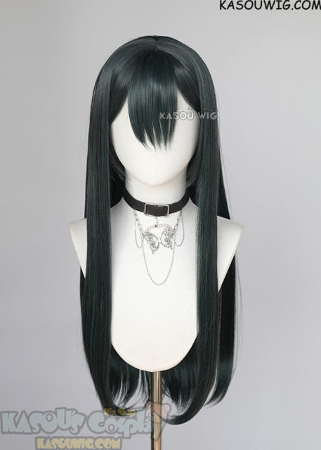 Alien Stage Zombie Stage Sua long straight greenish black wig