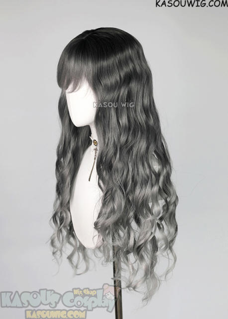Mermaid Waves -  ♦ Charcoal Gray ♦